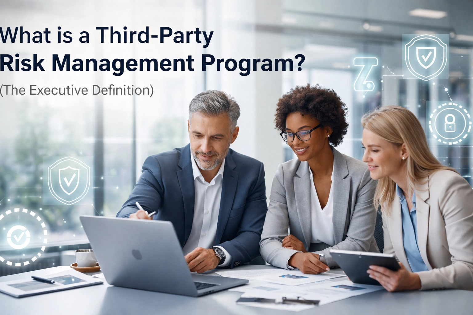 What is a third party risk management program