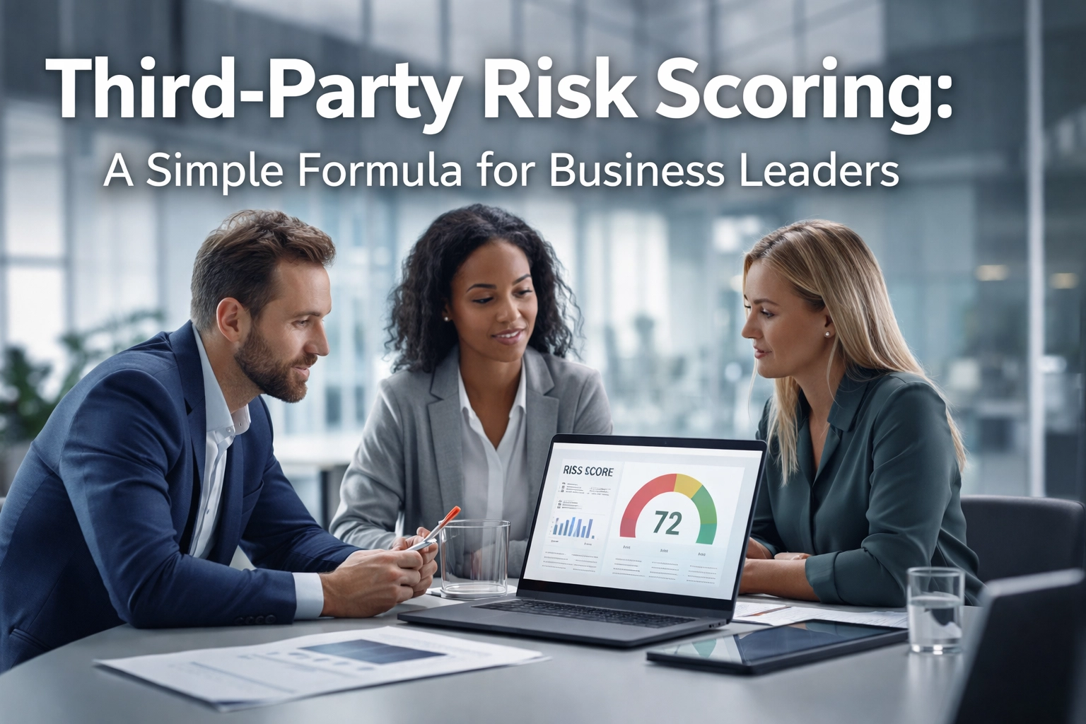 Third party risk scoring