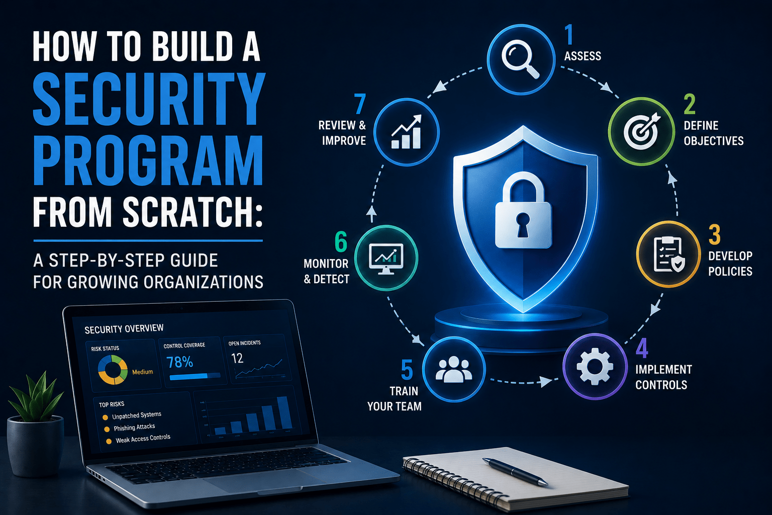 How to Build a Security Program From Scratch: A Step-by-Step Guide for Growing Organizations