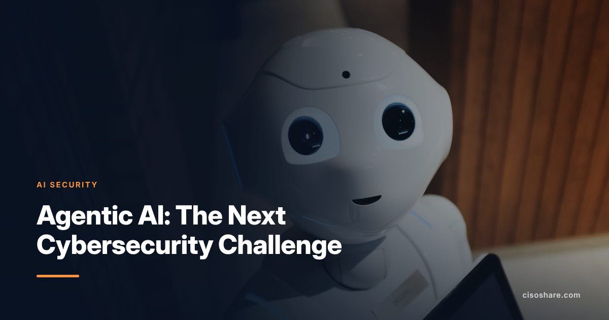 Agentic AI: The Next Cybersecurity Challenge